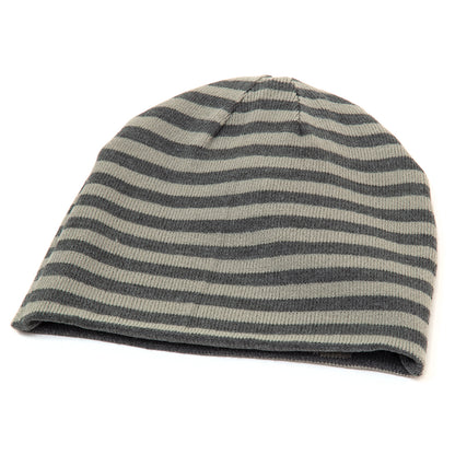 Emo Stripe B Skully Beanie (Grey)