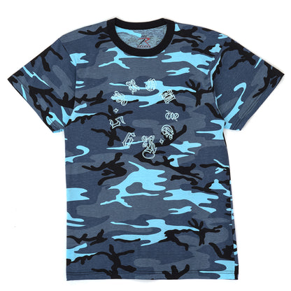 Old E Spiral S/S T-Shirt (Blue Camo)