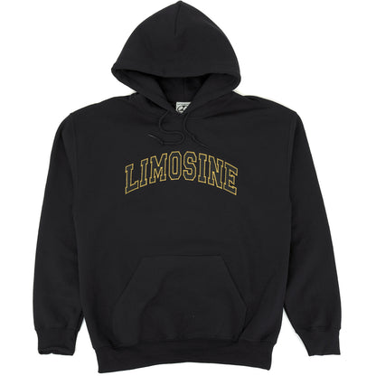 Black Vinyl Hooded Sweatshirt (Black)