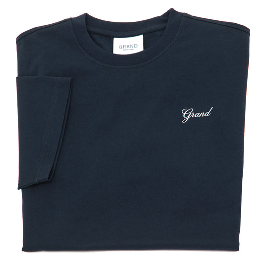 Script T-Shirt (Navy)