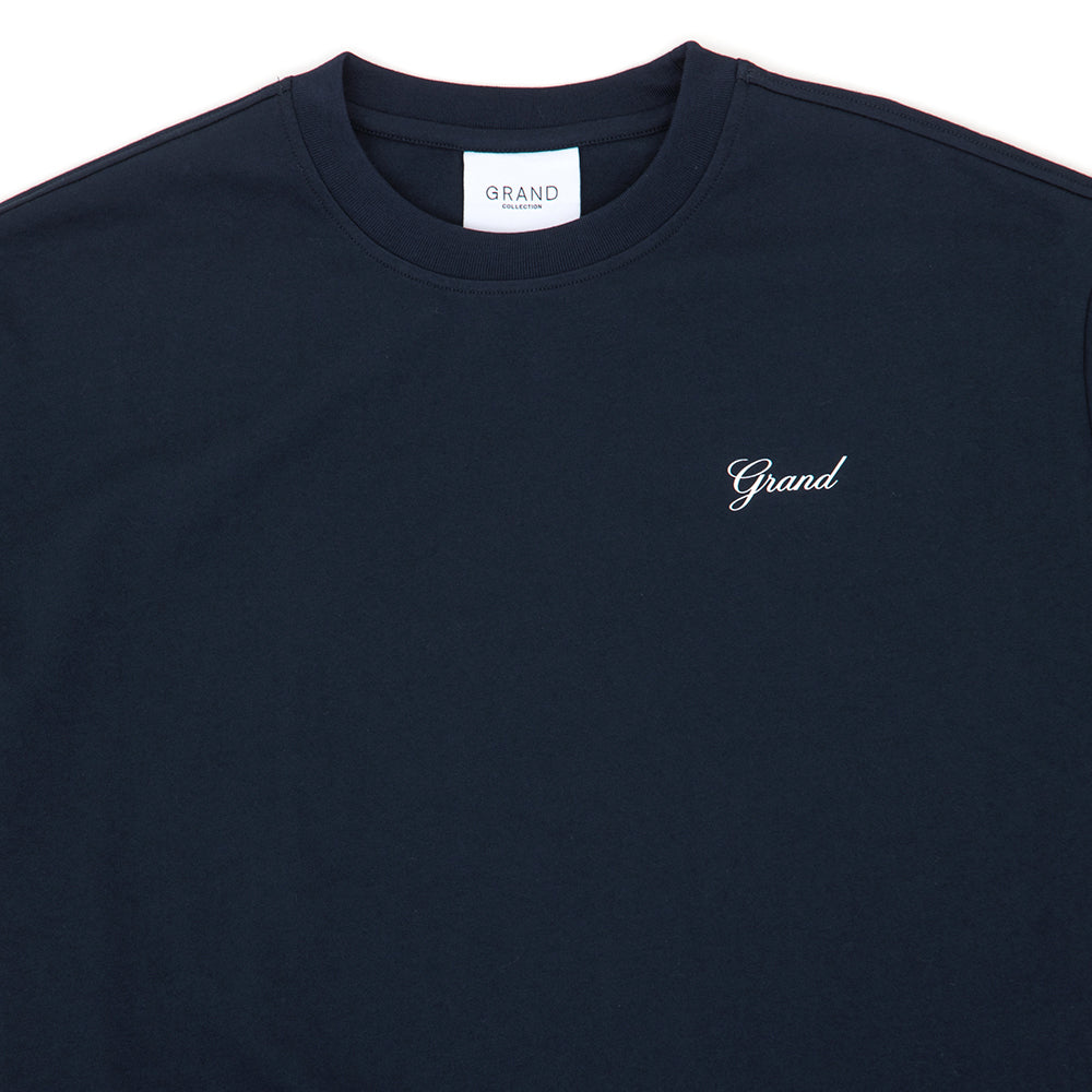 Script T-Shirt (Navy)