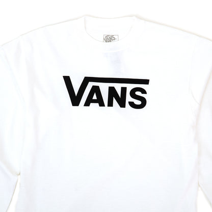 Vans Classic Long Sleeve T-Shirt (White / Black) VBU