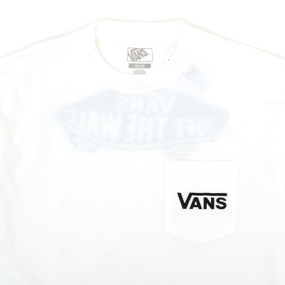 Style 76 Back S/S T-Shirt (White / Black) VBU