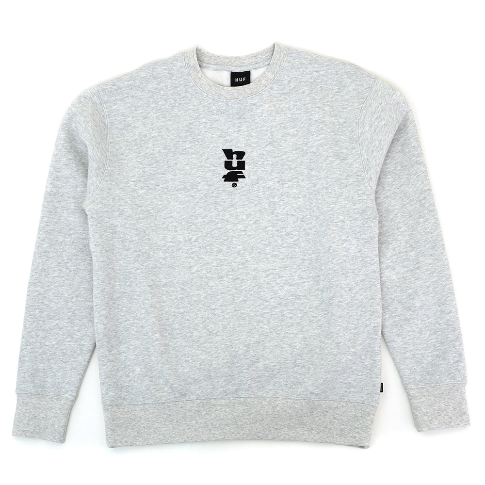 HUF Set Megablast Crewneck Sweatshirt (Ash)