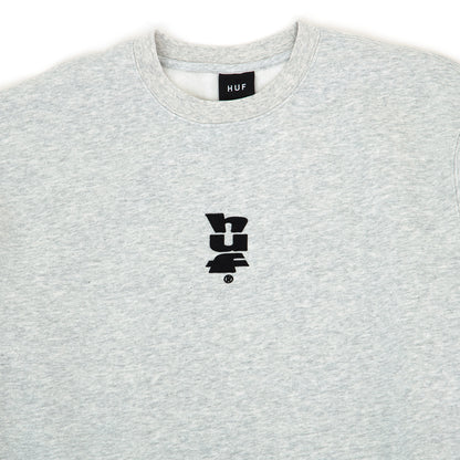 HUF Set Megablast Crewneck Sweatshirt (Ash)