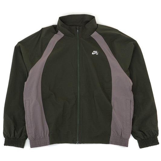 Full Zip Woven Skate Jacket (Sequoia / Cave Stone / White)