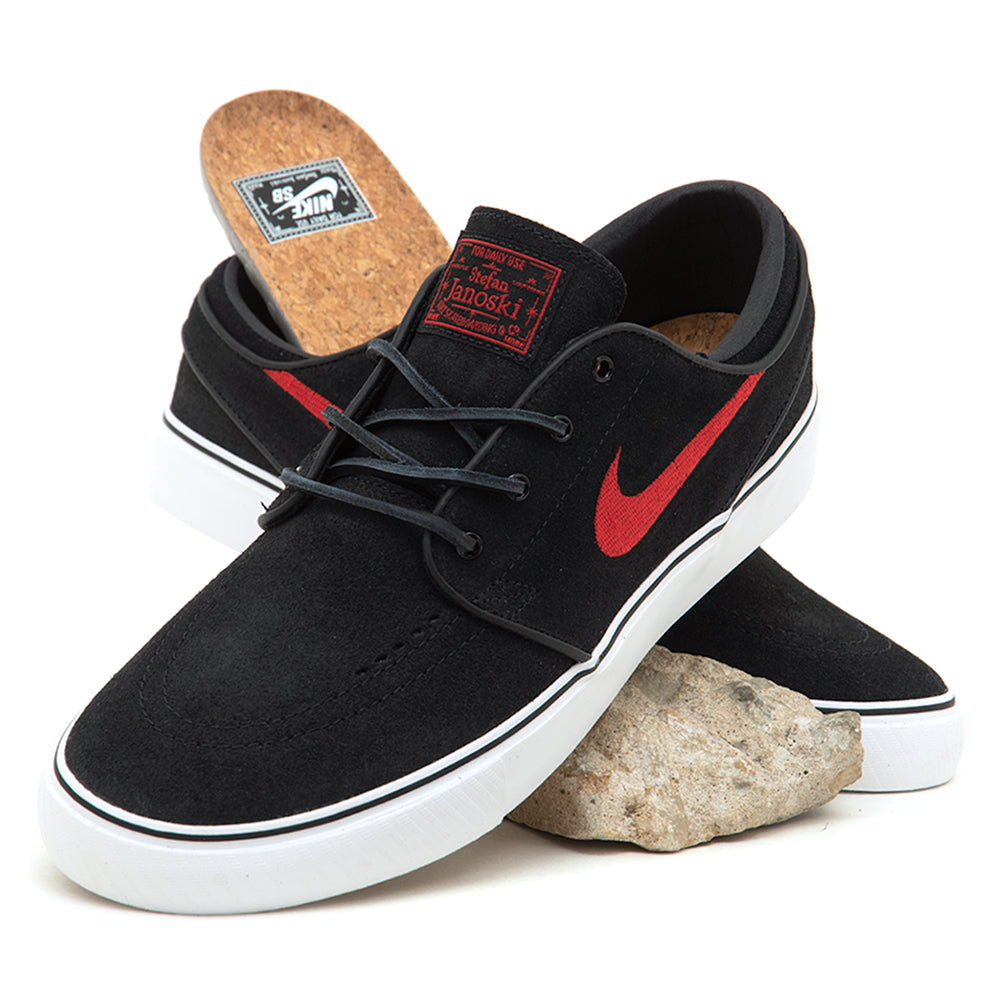 Zoom Janoski OG+ (Black / University Red - Black)