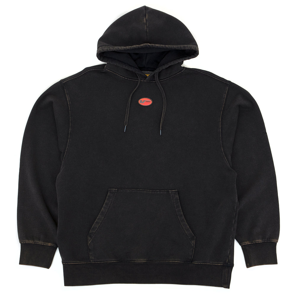 Skate Carpet Baggy Pullover Hooded Sweatshirt (Black) VBU