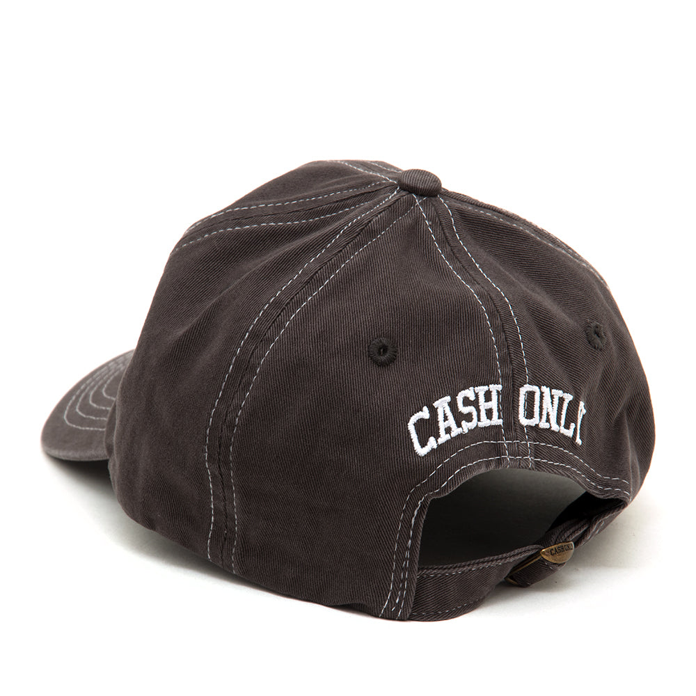 Campus 6-Panel Strapback Cap (Black)