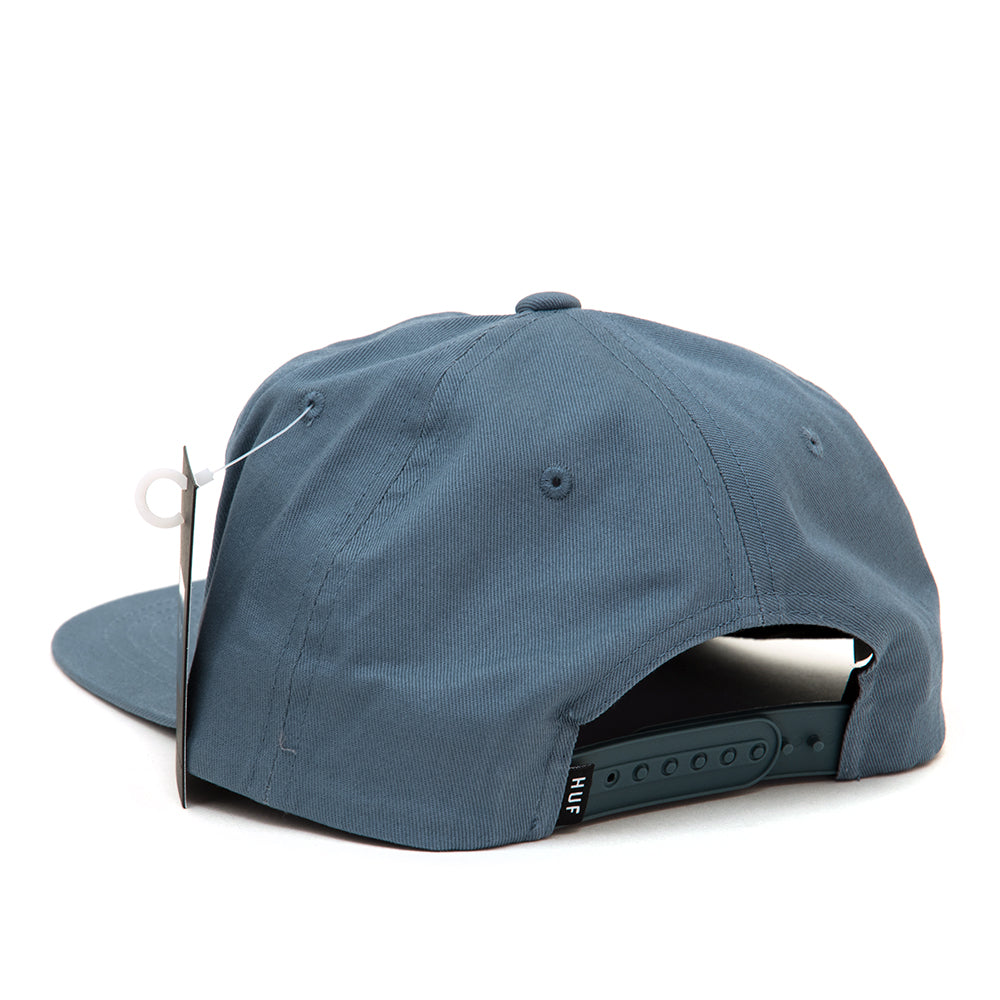 Set Box Snapback Hat (Blue)