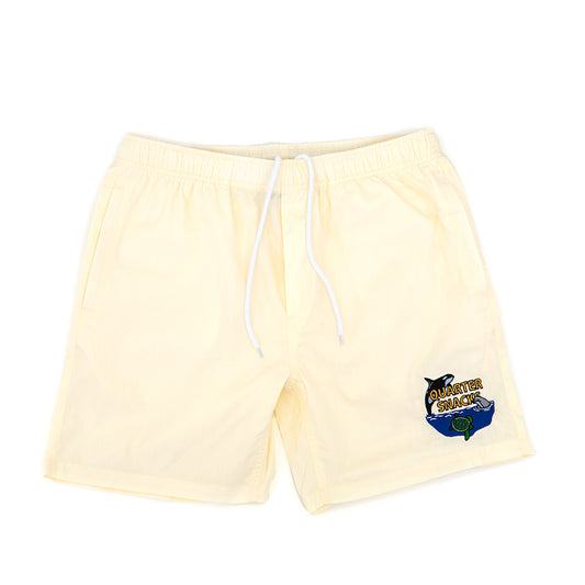 Aquatic Life Beach Shorts (Butter)