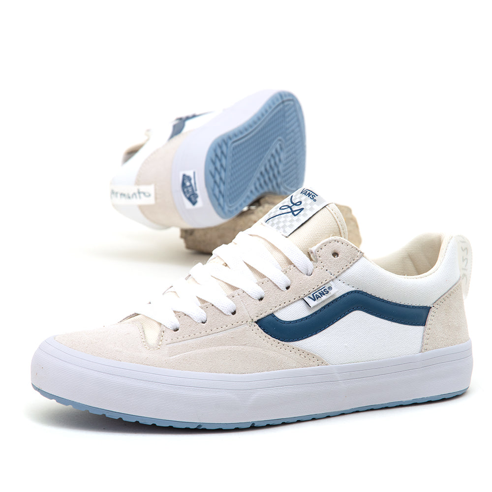 Skate Lizzie Low (White / Light Blue) VBU