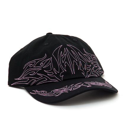 Skate Tribe Structured 6-Panel Snapback Hat (Black) VBU