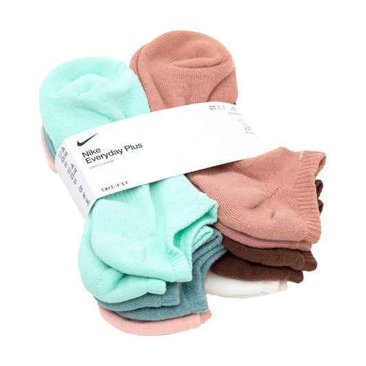 Nike Everyday Plus Cushioned Training No-Show Socks 6 Pairs (Multicolor)