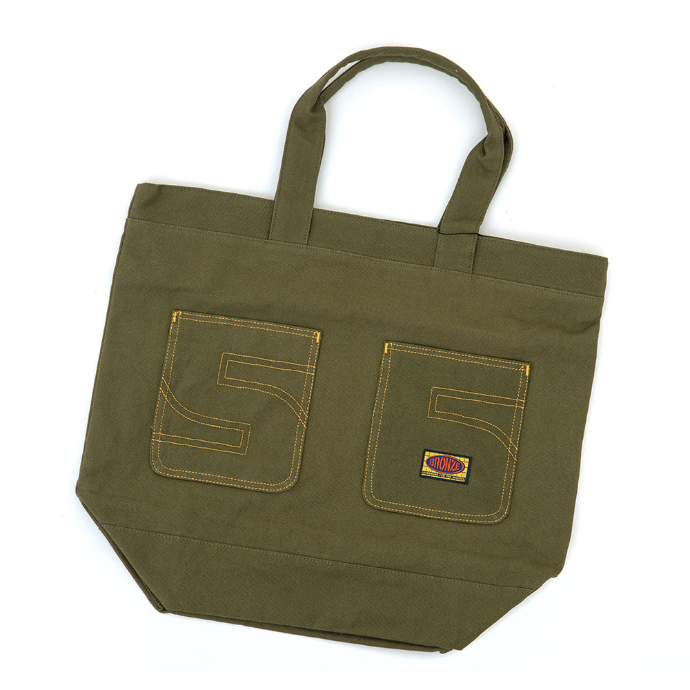 56 Canvas Extra Large Tote Bag (Olive)