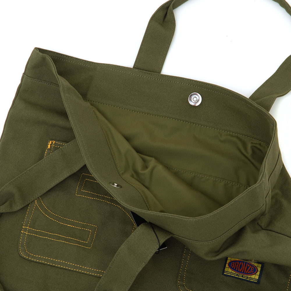 56 Canvas Extra Large Tote Bag (Olive)