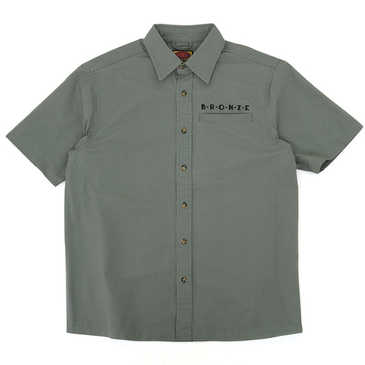 Ripstop Button Up Shirt (Grey) (S)