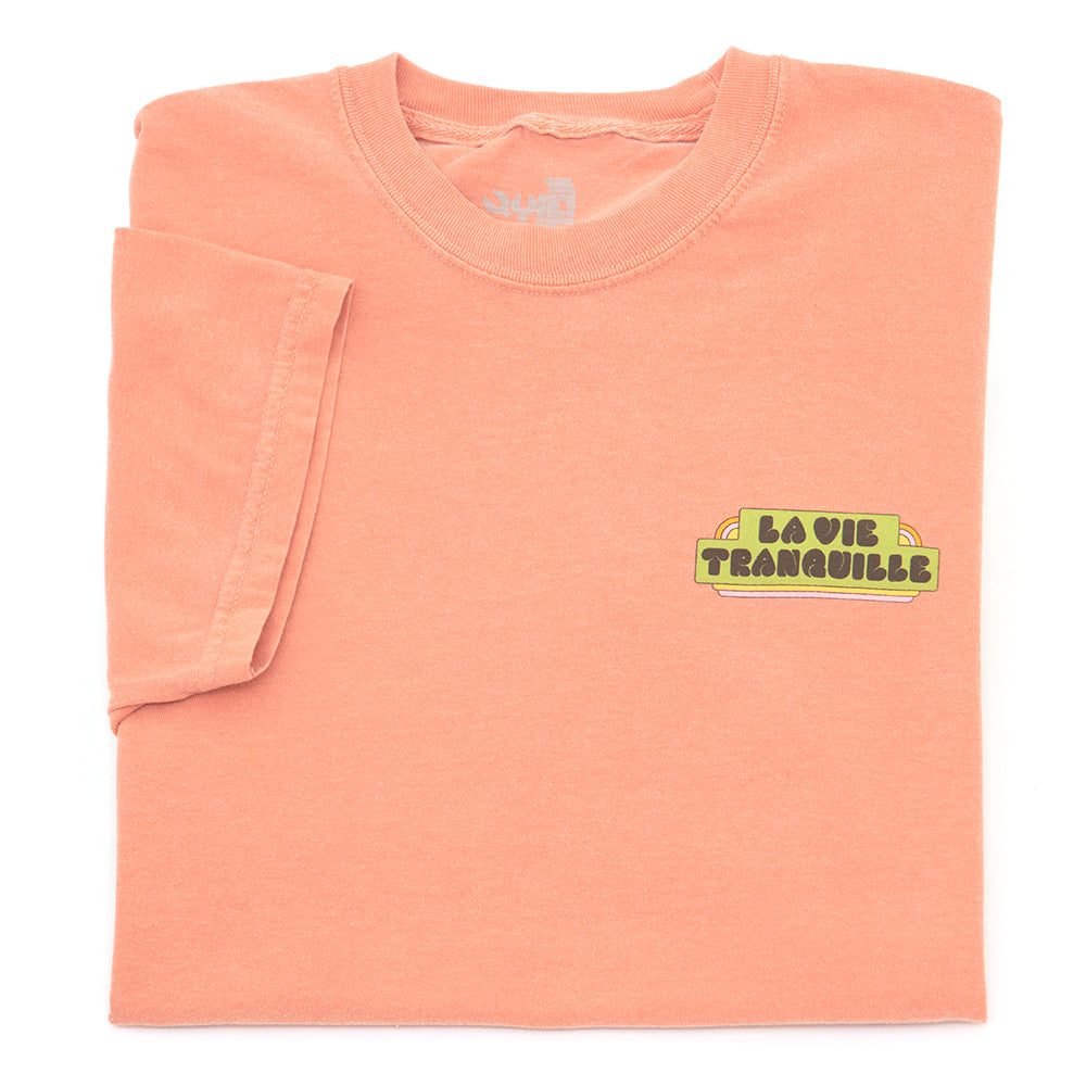 Hickson La Vie Tranqulle T-Shirt (Peach)