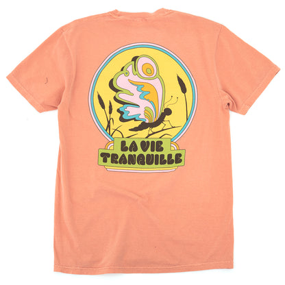 Hickson La Vie Tranqulle T-Shirt (Peach)