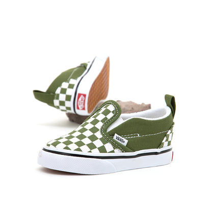 Toddler Slip-On V Checkerboard (Pesto) VBU