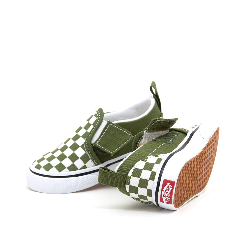 Toddler Slip-On V Checkerboard (Pesto) VBU