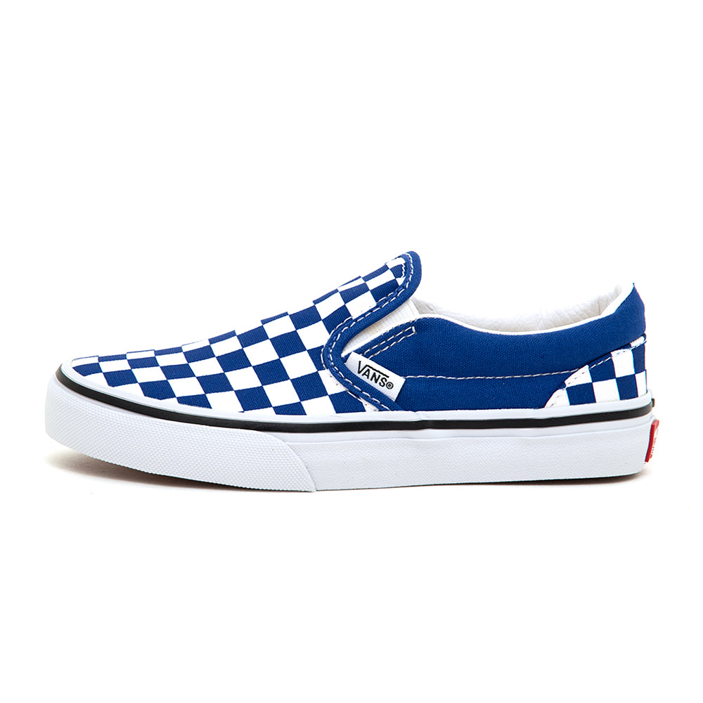 Kids Classic Slip-On Checkerboard (Surf The Web) VBU