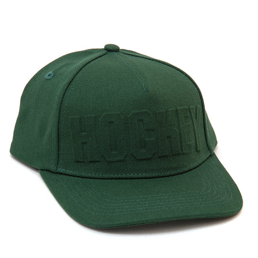 Hockey Embossed Strapback Hat (Forest Green)
