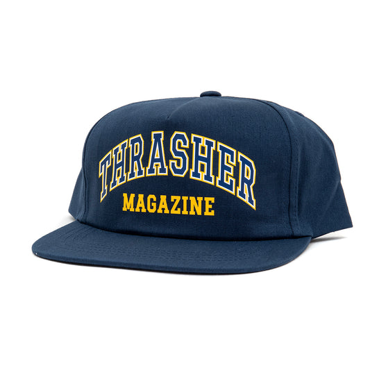 Dropout 5 Panel Snapback Hat (Navy)