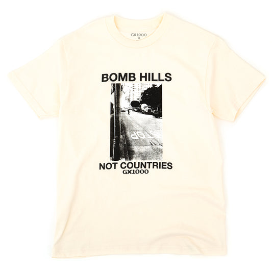 Bomb Hills Not Countries T-Shirt (Cream)
