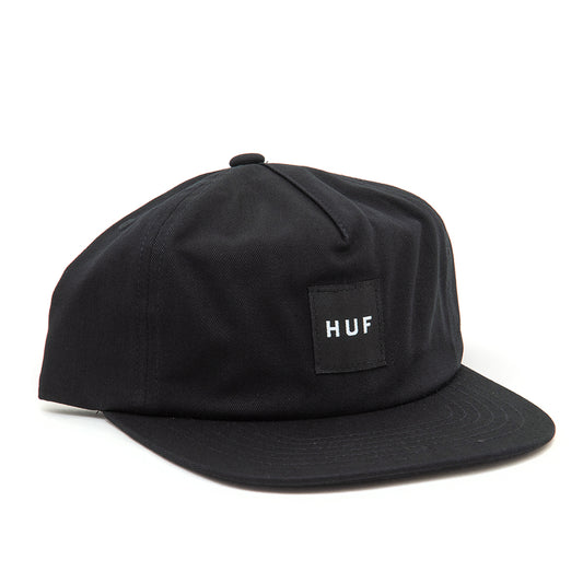 HUF Set Box Snapback Hat (Black)