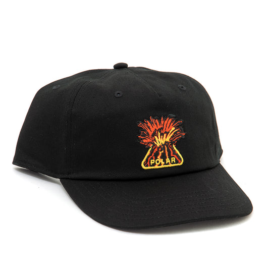 Jake Cap Volcano Twill Snapback Hat (Black)