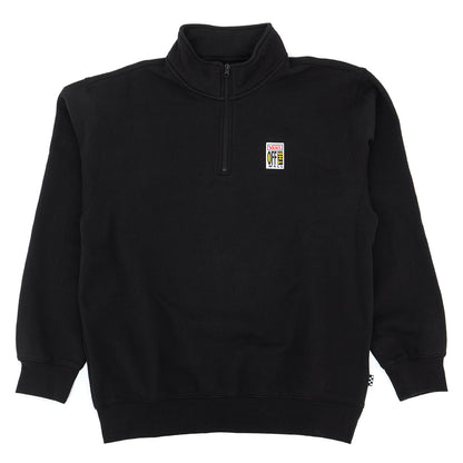 Ave Quarter Zip Sweatshirt (Black) VBU
