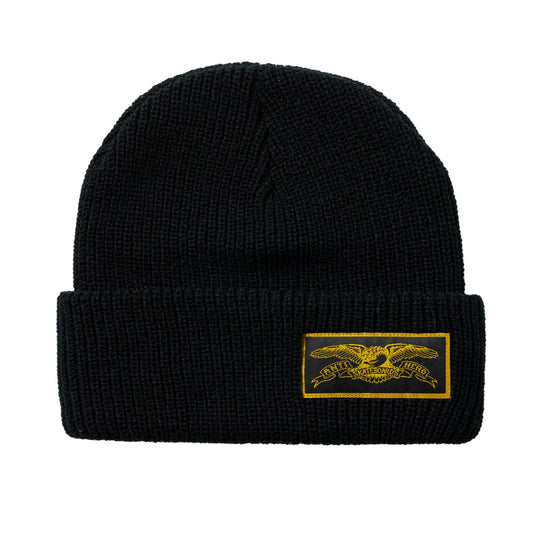 Stock Eagle Label Beanie (Black)