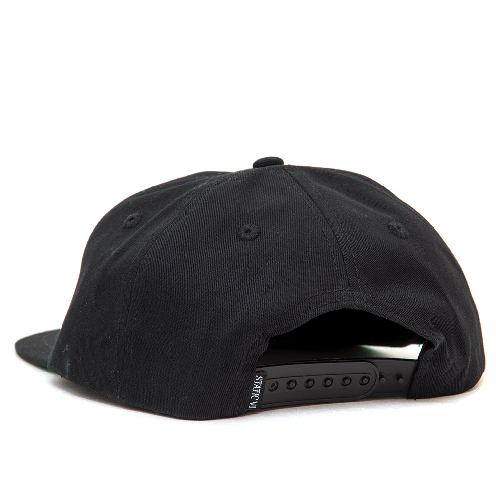 Static VI Spectacle Snapback Hat (Black)
