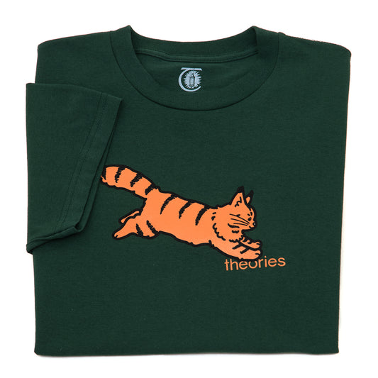 Conscious Kitty T-Shirt (Forest)