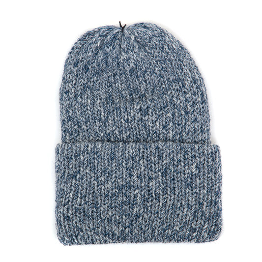 O.G. Fold Beanie (Island Marled Navy Blue)