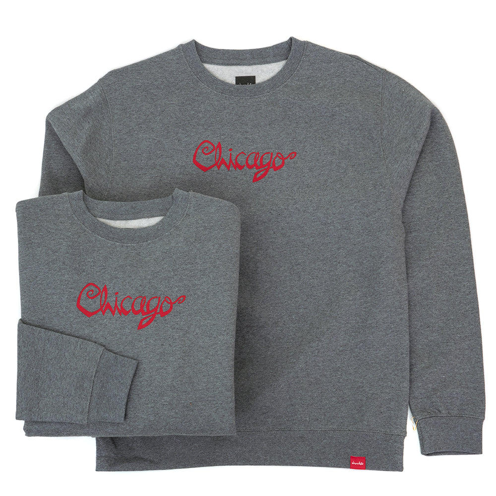 FTS Chicago Crewneck Sweatshirt (Athletic Heather)