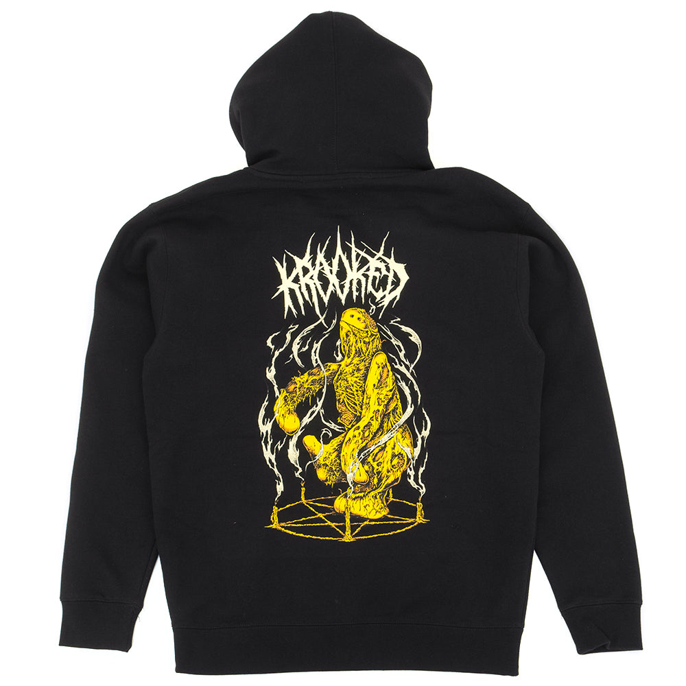 Necroshmoo Zip Up Hooded Sweatshirt (Black)