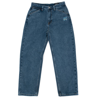 Eyes Denim Twill Pant (Med Stone Wash Blue)