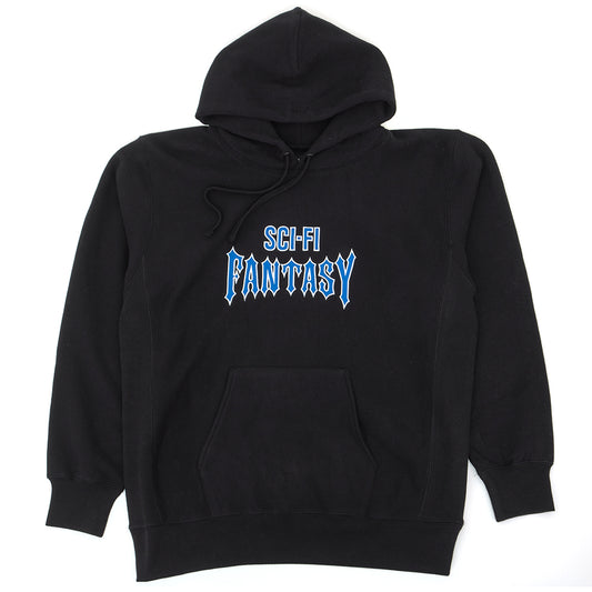 Biker Hooded Sweatshirt (Black)