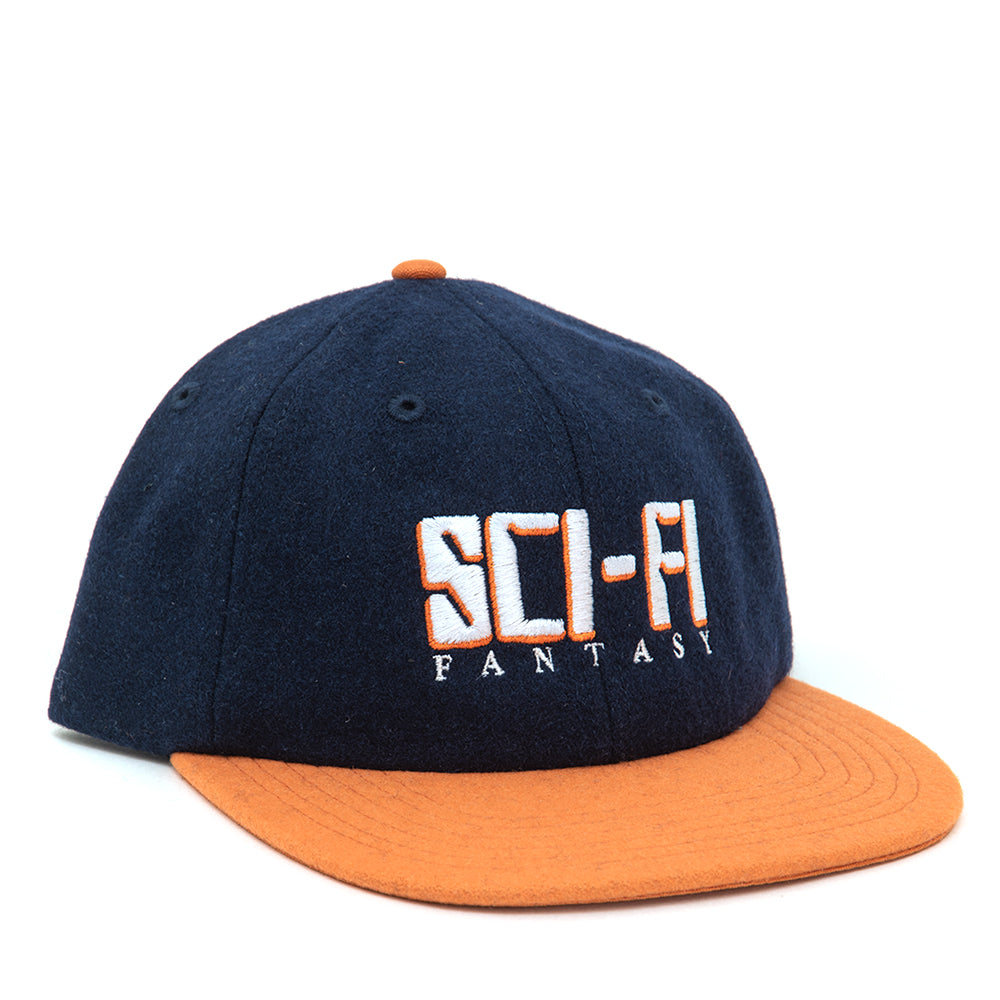 Display Snapback Hat (Navy / Orange)