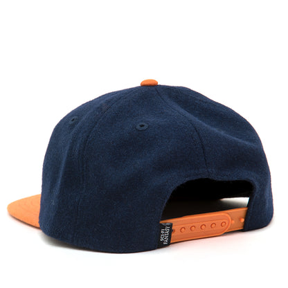 Display Snapback Hat (Navy / Orange)