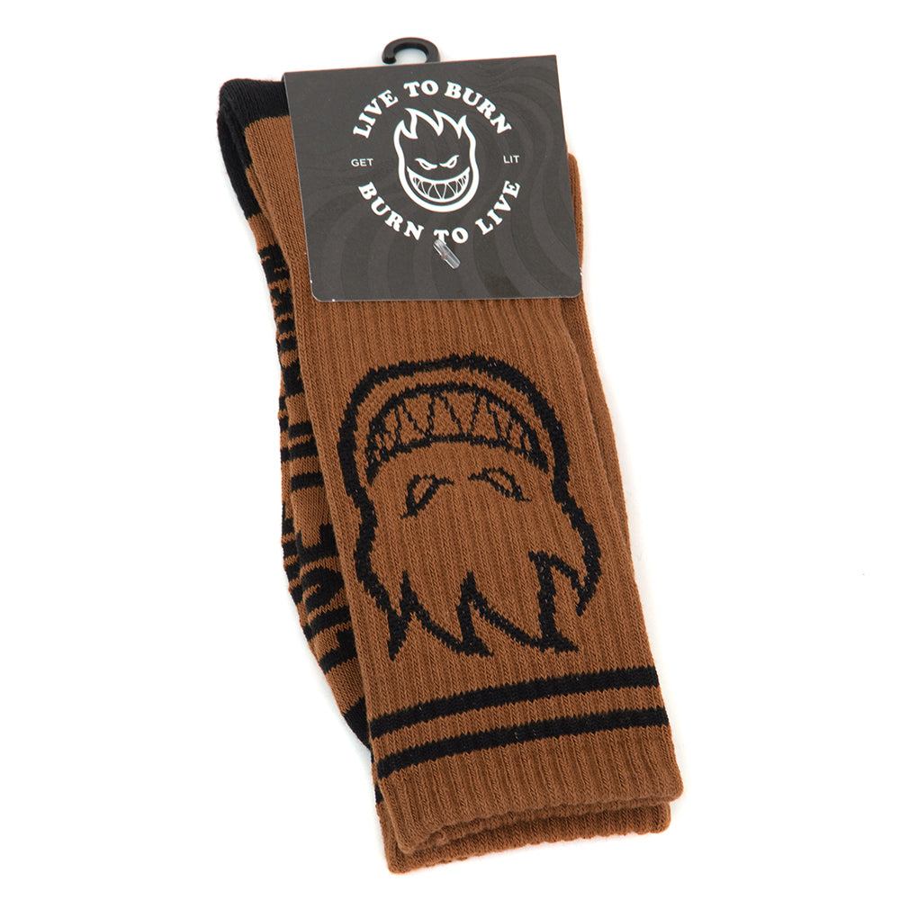 Bighead Sock (Dark Tan / Black)