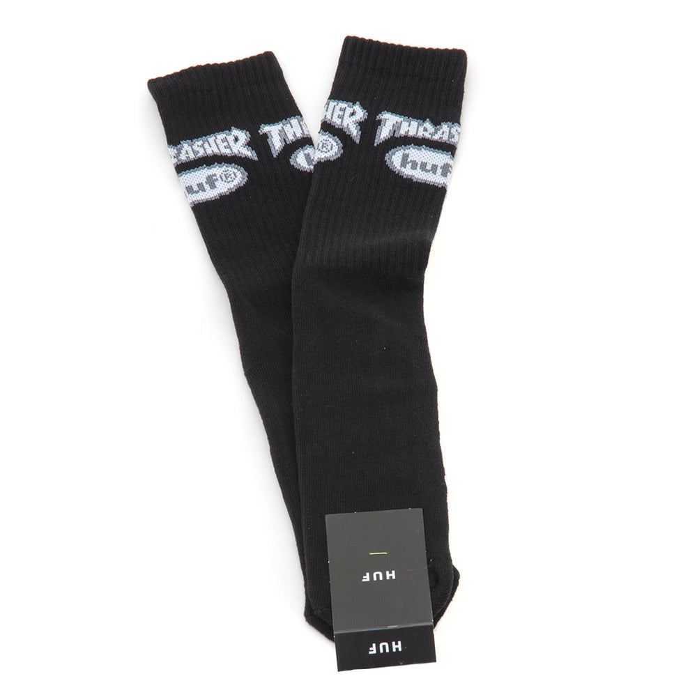 x Thrasher Logo Sock (Black)