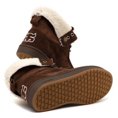 Cats Shearling Hi (Brown) (S)