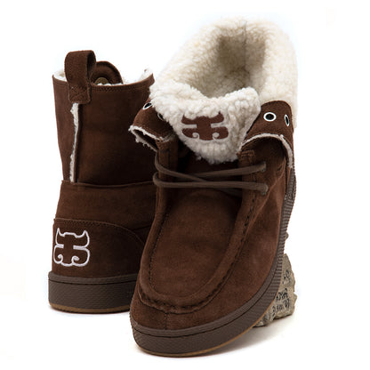 Cats Shearling Hi (Brown) (S)