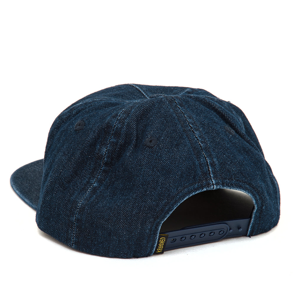 Skript Snapback Hat (Denim)