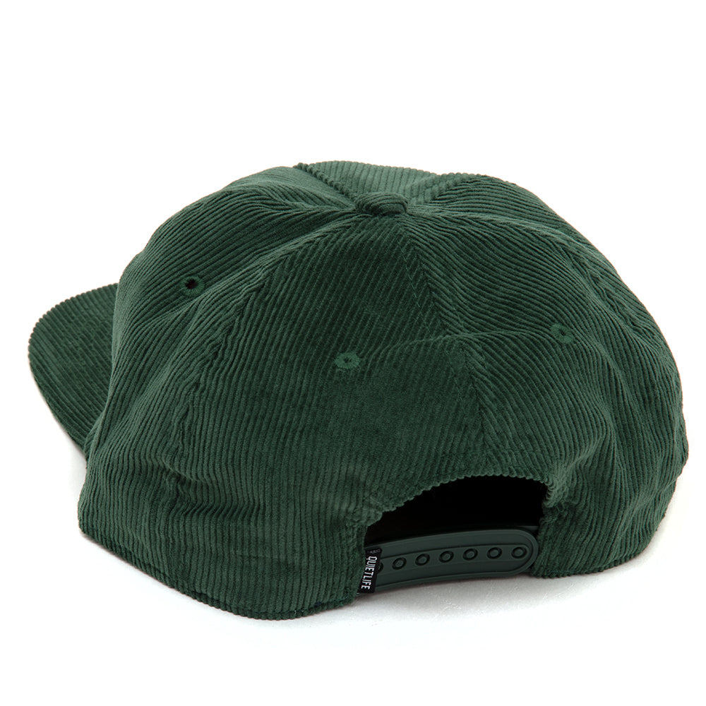 Lonely Palm x QL Middle Of Nowhere Corduroy Snapback Hat (Green)