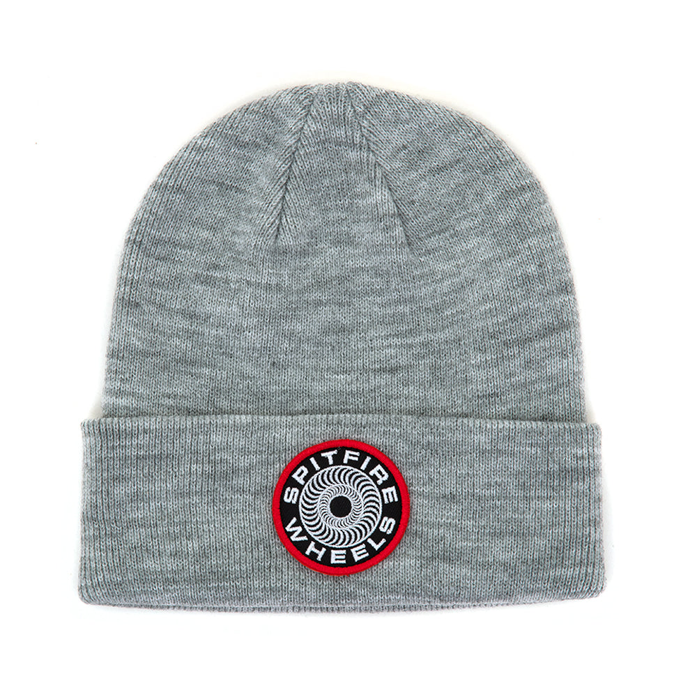 Classic 87' Swirl Patch Beanie (Heather Grey)