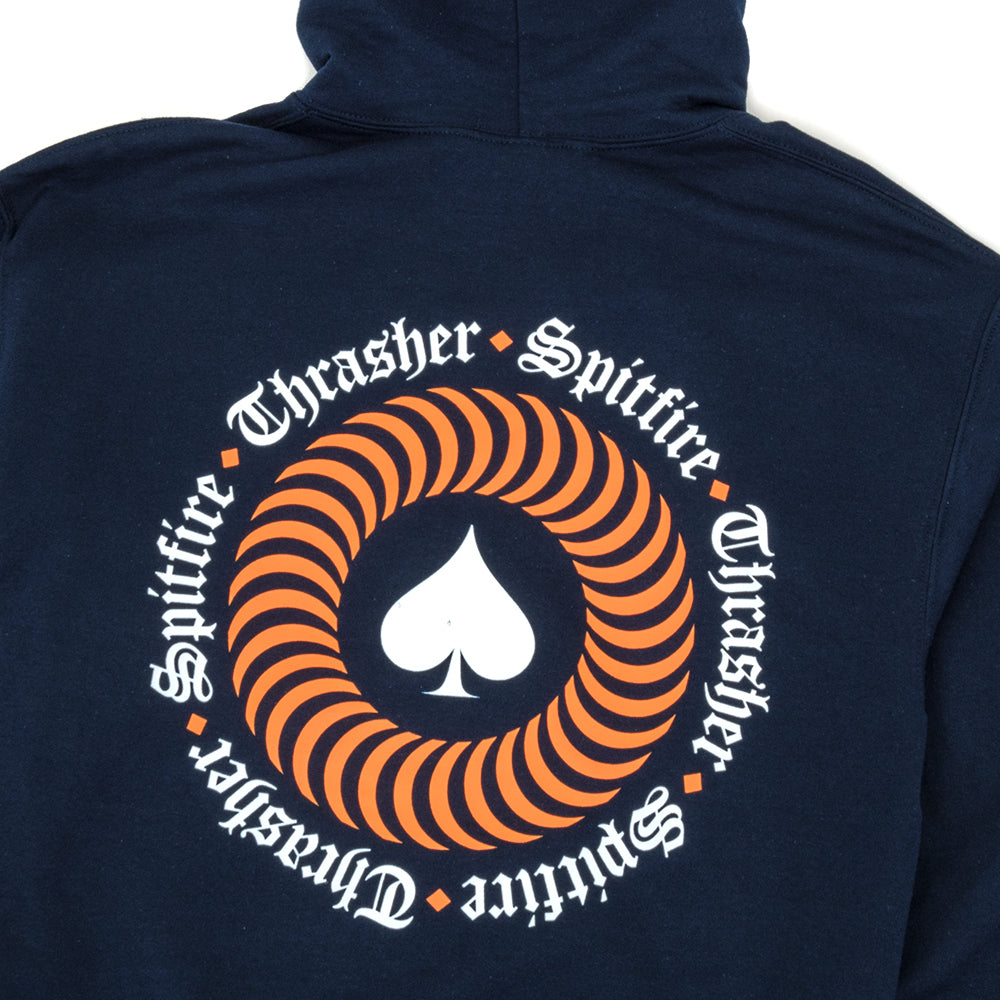 x Spitfire The End Oath Hooded Sweatshirt (Navy)